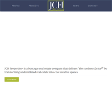 Tablet Screenshot of jchdevelopment.com